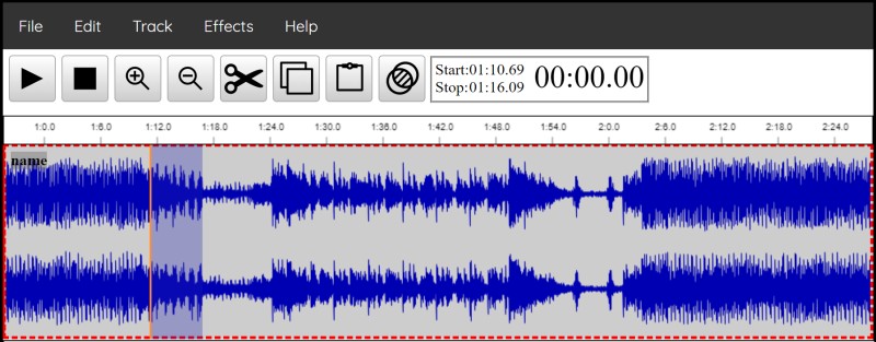 Sound Waveform View Panel